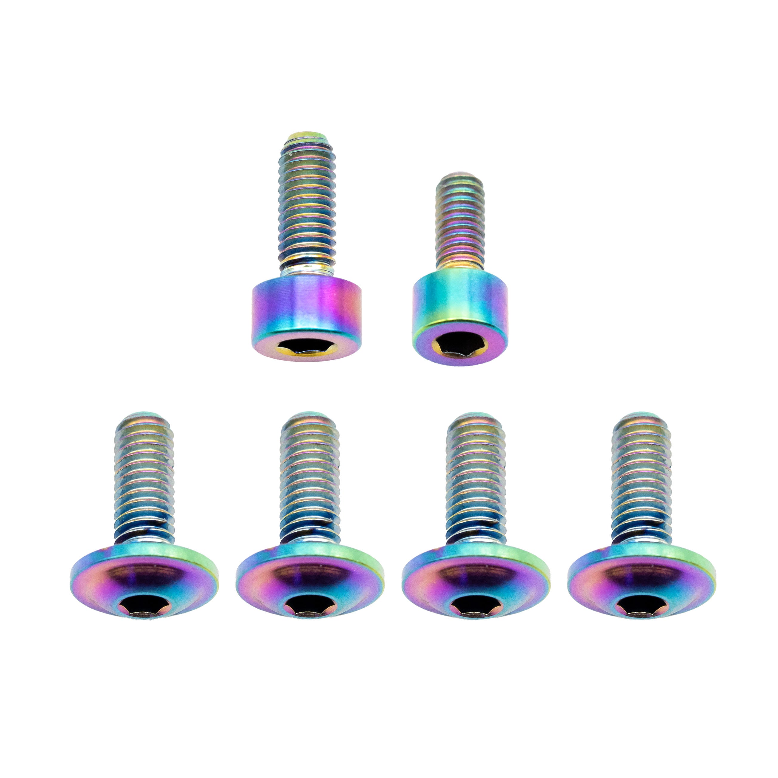 Better Bolts Fox 36SL Fork Titanium Bolt Kit, Grip,Rainbow,6/C-0