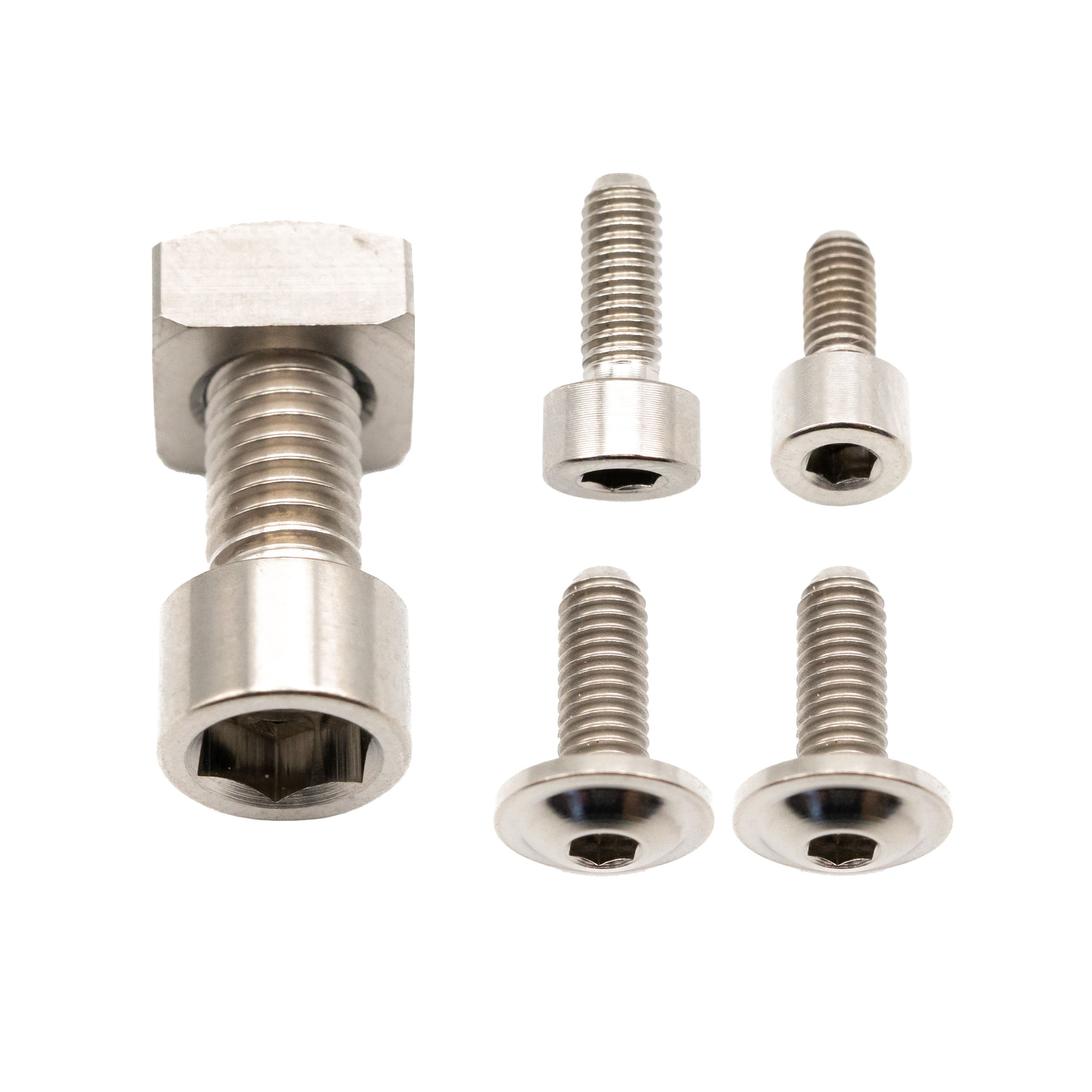 Better Bolts Fox 38 Fork Titanium Bolt Kit, Grip,Silver, 5/Count-0