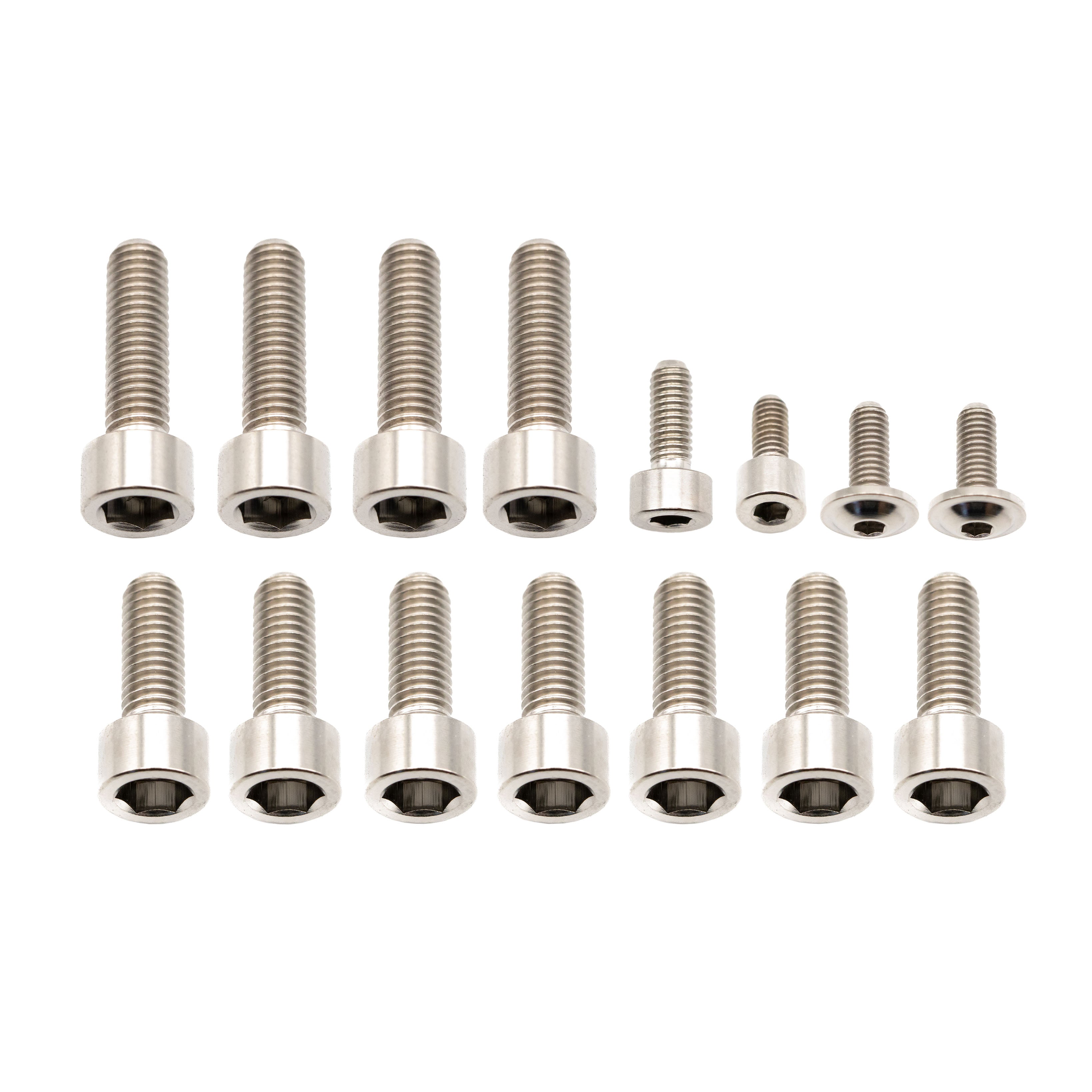 Better Bolts Fox 40/49 Fork Titanium Bolt Kit, Grip,Silver,15/Count-0