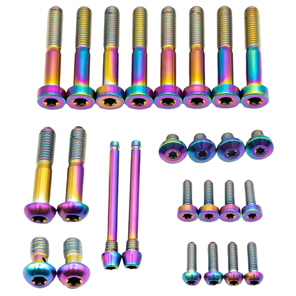 Better Bolts SRAM Maven Ti Brake Bolt Kit, SLV/ULT, R-Bow, 26/Cnt-0