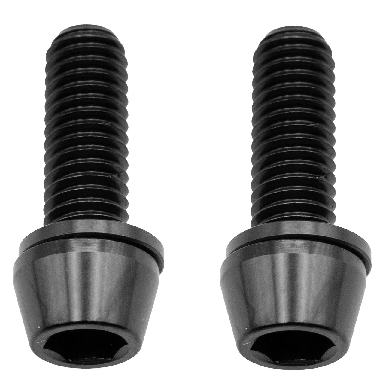 Better Bolts Titanium Post Mount Caliper Bolts, Black, 2/Count-0