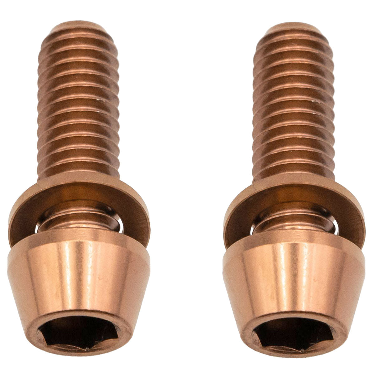 Better Bolts Titanium Post Mount Caliper Bolts, Copper, 2/Count-0