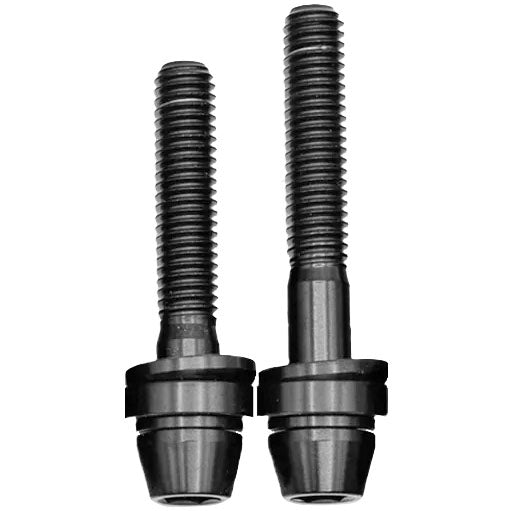 Better Bolts Titanium Post Mount, Bolts w/Cup/Cone, Black, 2/Count-0