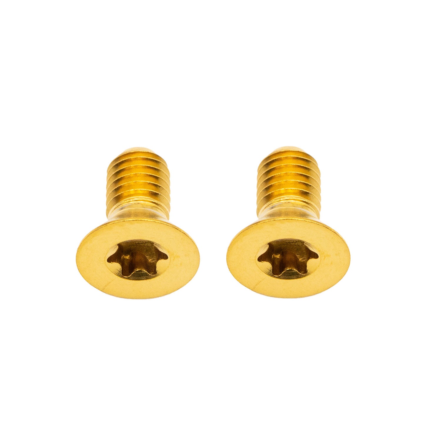 Better Bolts Titanium Flat Mount Bolt Kit, 10mm, Gold, 2/Count-0