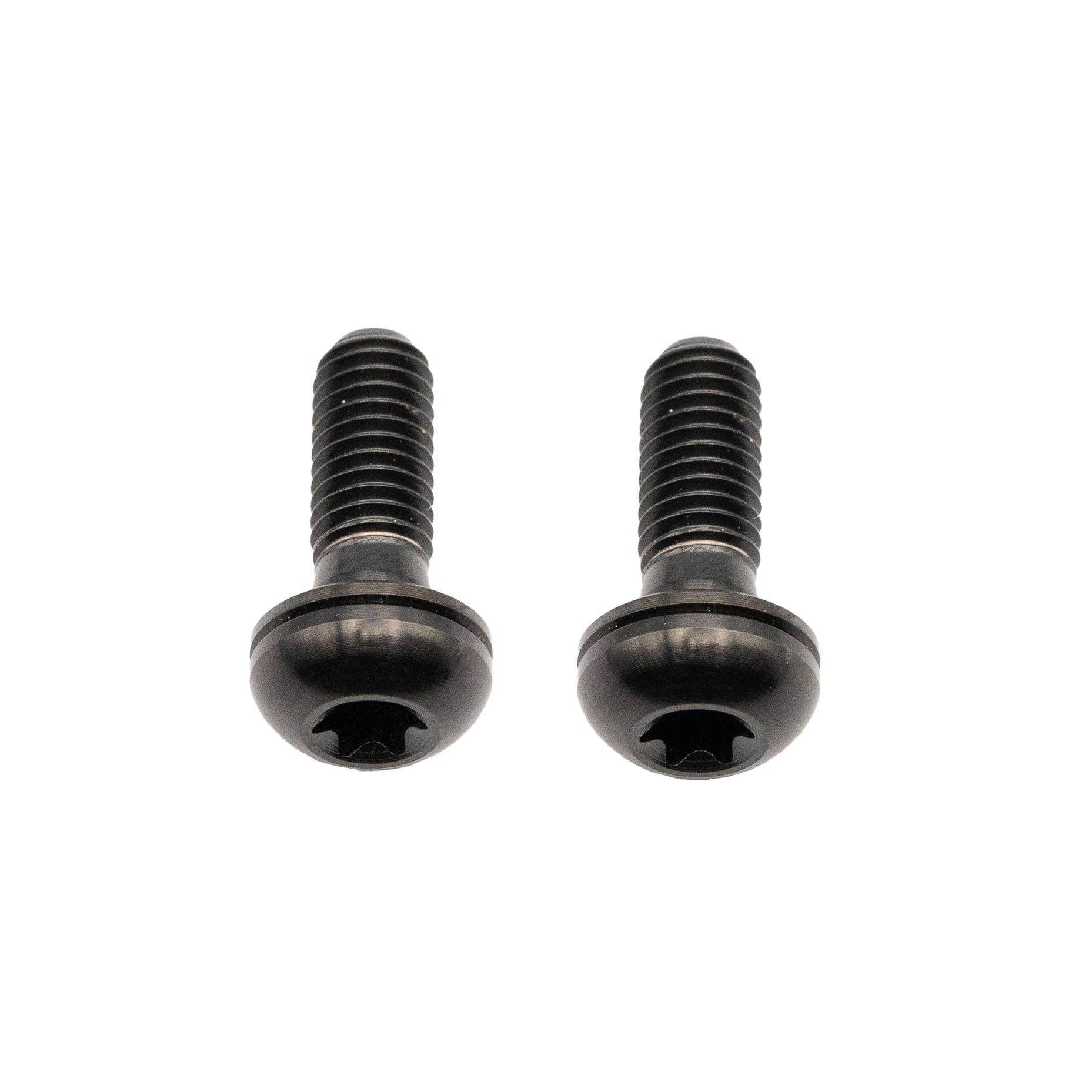 Better Bolts Titanium Flat Mount Bolt Kit, 15mm, Black, 2/Count-0