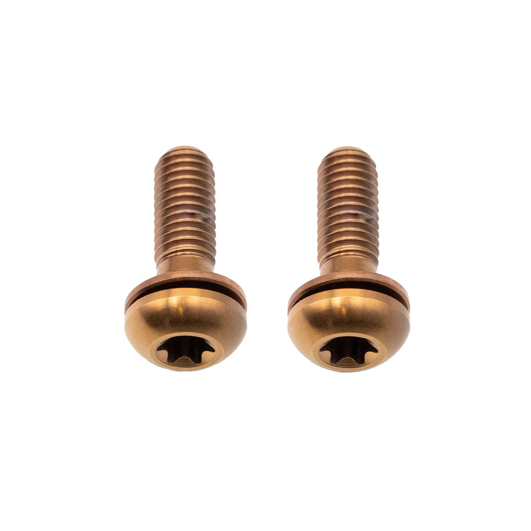 Better Bolts Titanium Flat Mount Bolt Kit, 17mm, Copper, 2/Count-0