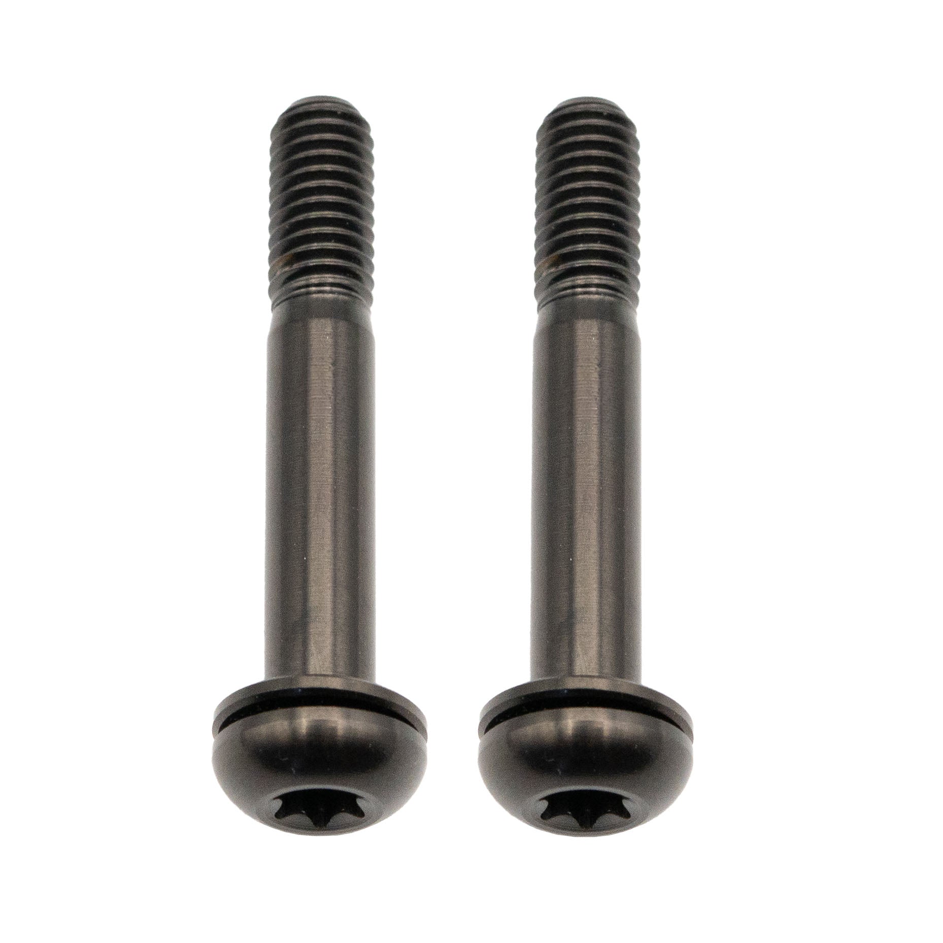 Better Bolts Titanium Flat Mount Bolt Kit, 37mm, Black, 2/Count-0