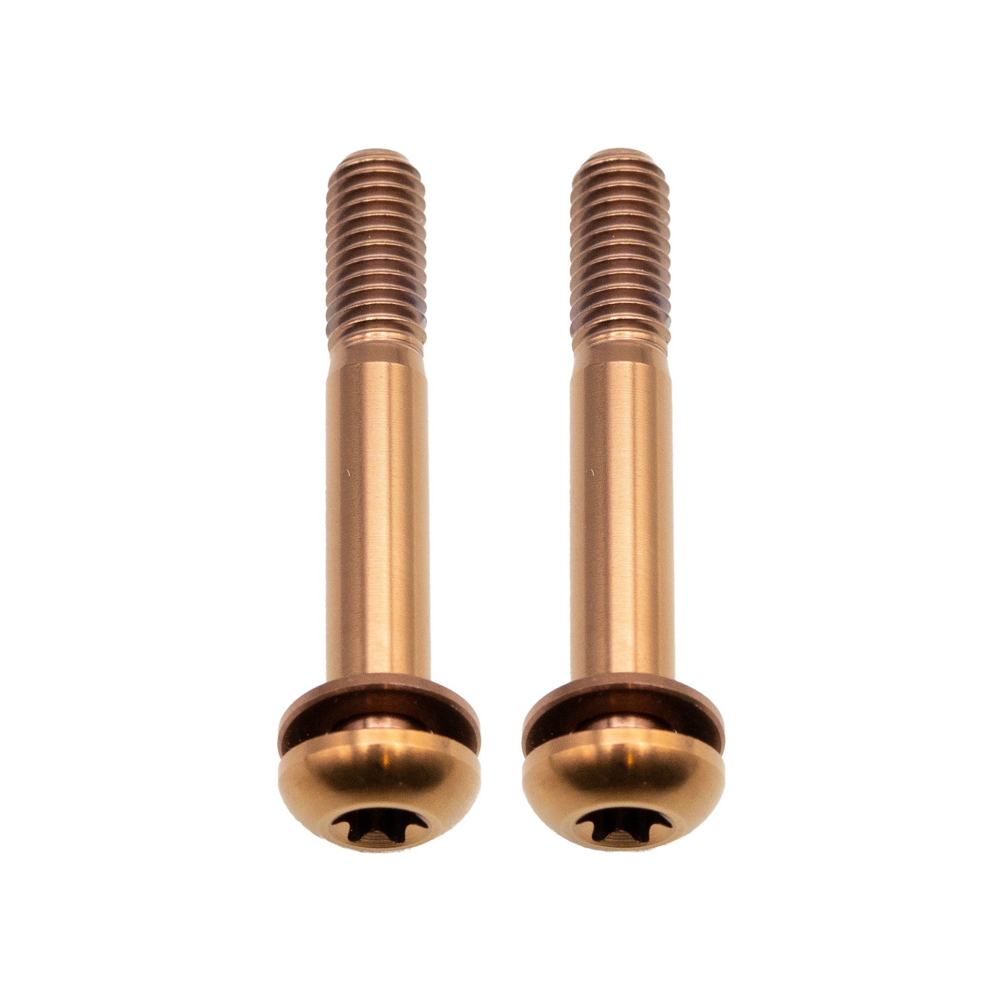 Better Bolts Titanium Flat Mount Bolt Kit, 37mm, Copper, 2/Count-0