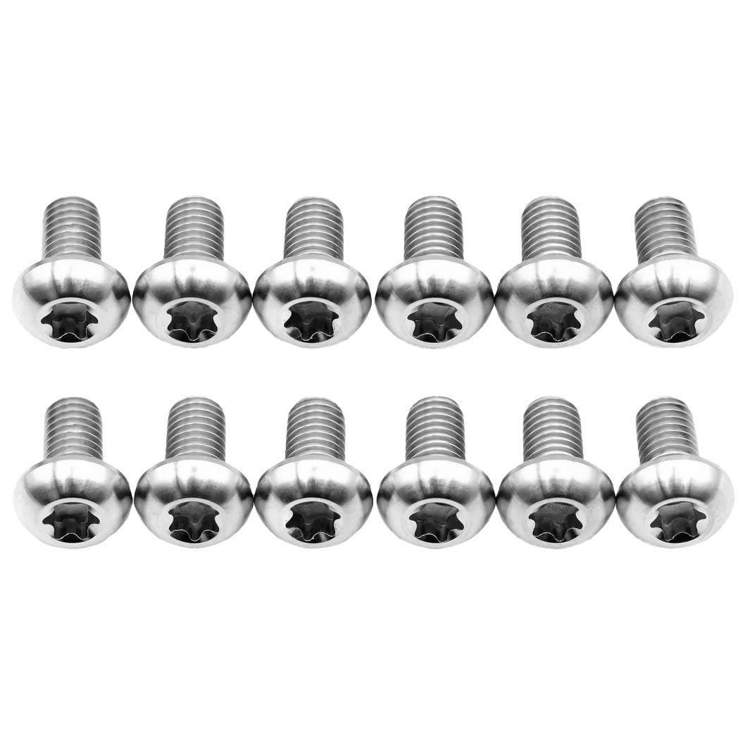 Better Bolts Titanium Button Head Rotor Bolt Kit, Silver, 12/count-0