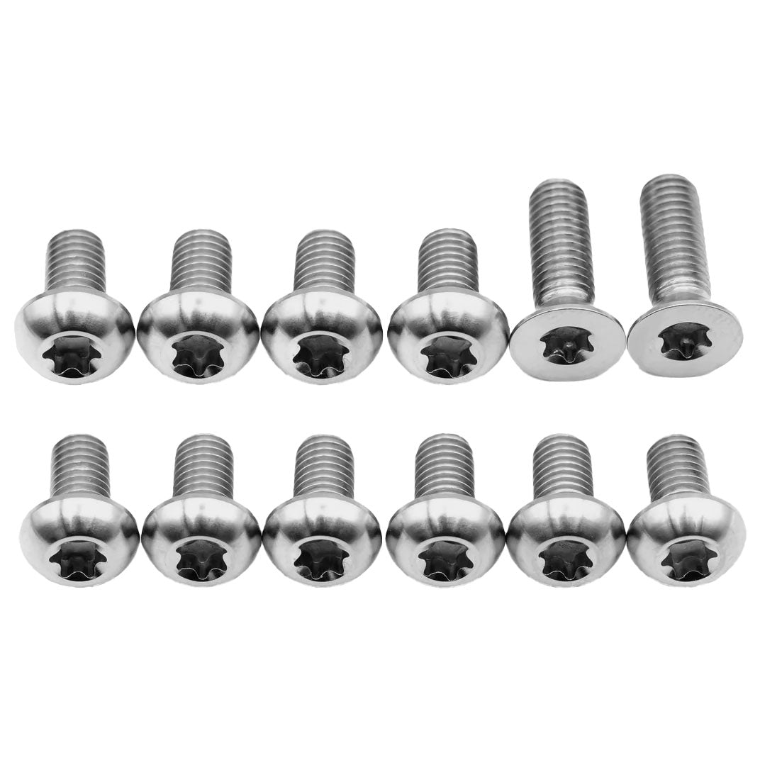 Better Bolts Titanium Sensor Rotor Bolt Kit, Silver, 12/Count-0