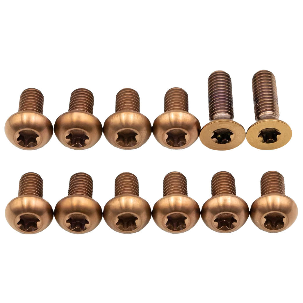 Better Bolts Titanium Sensor Rotor Bolt Kit, Copper, 12/Count-0
