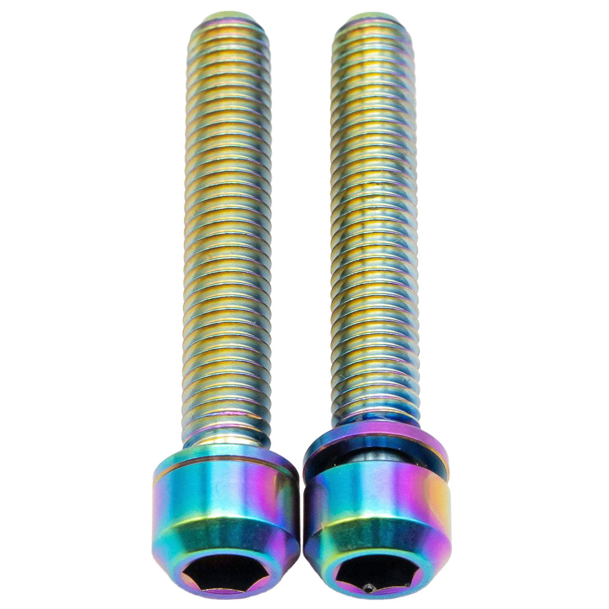 Better Bolts Enve Seat Post Clamp, Rainbow, 2/Count-0