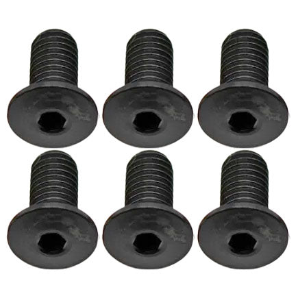 Better Bolts Titanium Water Bottle Cage Bolts, 10mm, Black, 6/Count-0