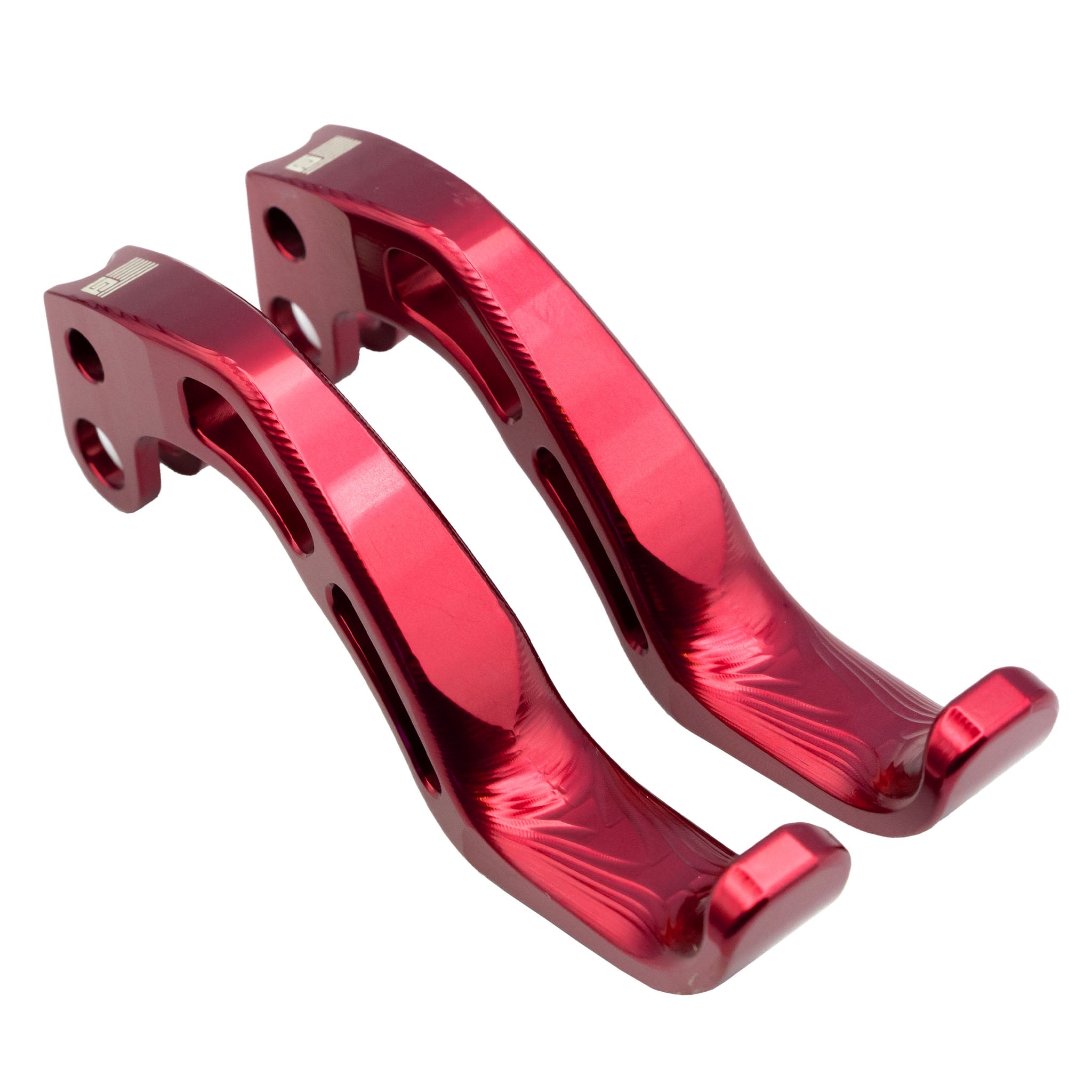 Freedom Coast TRP Brake Levers, 2 Piece Kit, Red-0