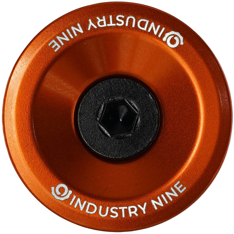 Industry Nine Ultra Light Aluminum Top Cap, Orange-0