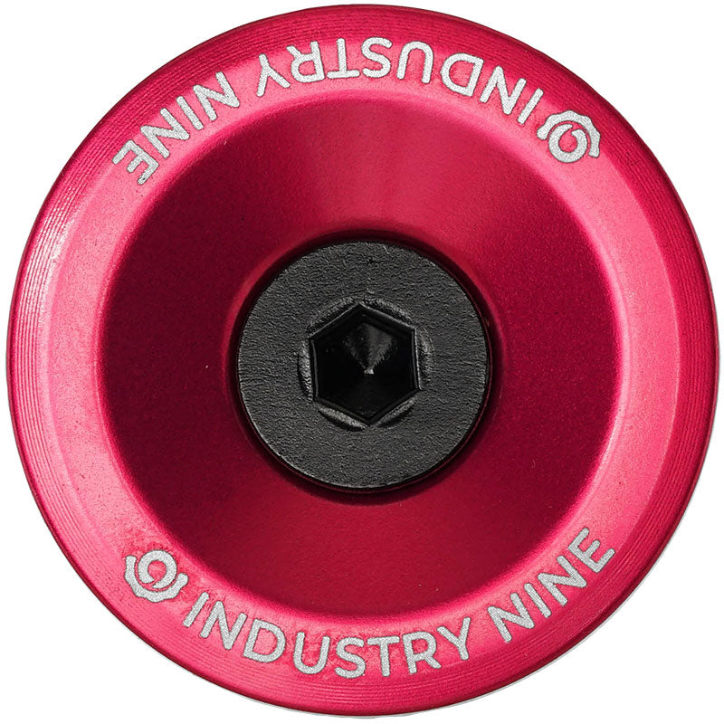 Industry Nine Ultra Light Aluminum Top Cap, Pink-0