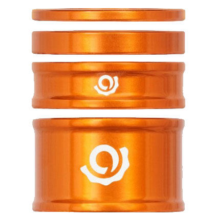 Industry Nine Headset Combo Spacer Kit, 1-1/8", Set/4, Orange-0