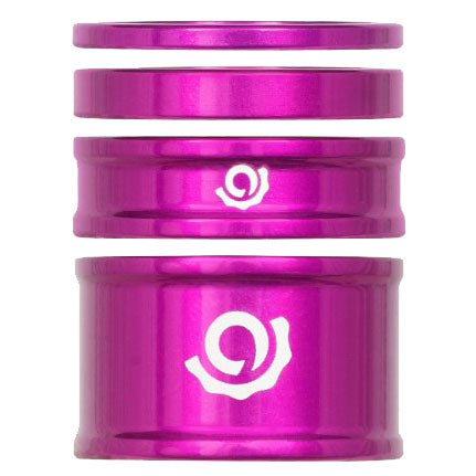 Industry Nine Headset Combo Spacer Kit, 1-1/8", Set/4, Purple-0