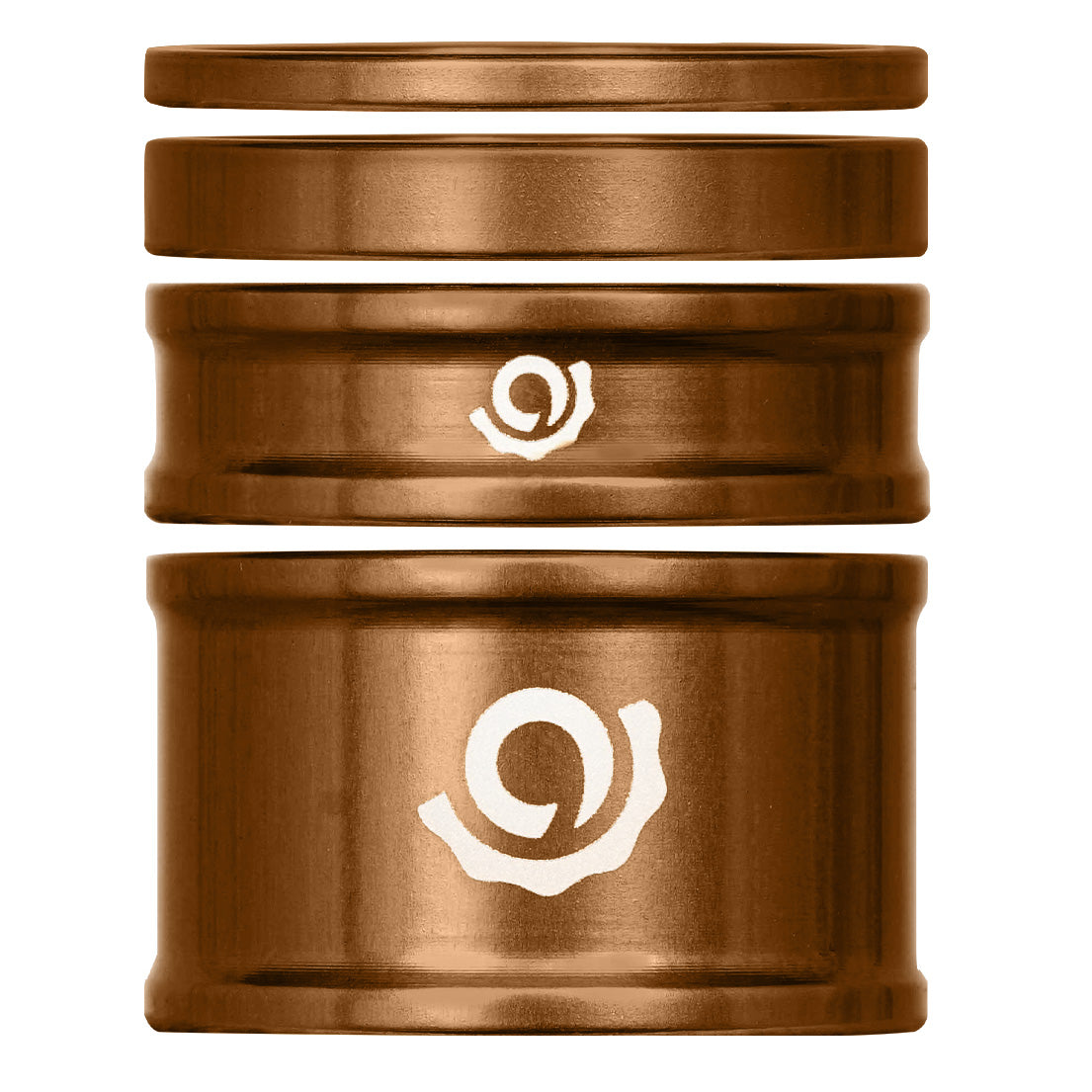 Industry Nine Headset Combo Spacer Kit, 1-1/8", Set/4  Bronze-0