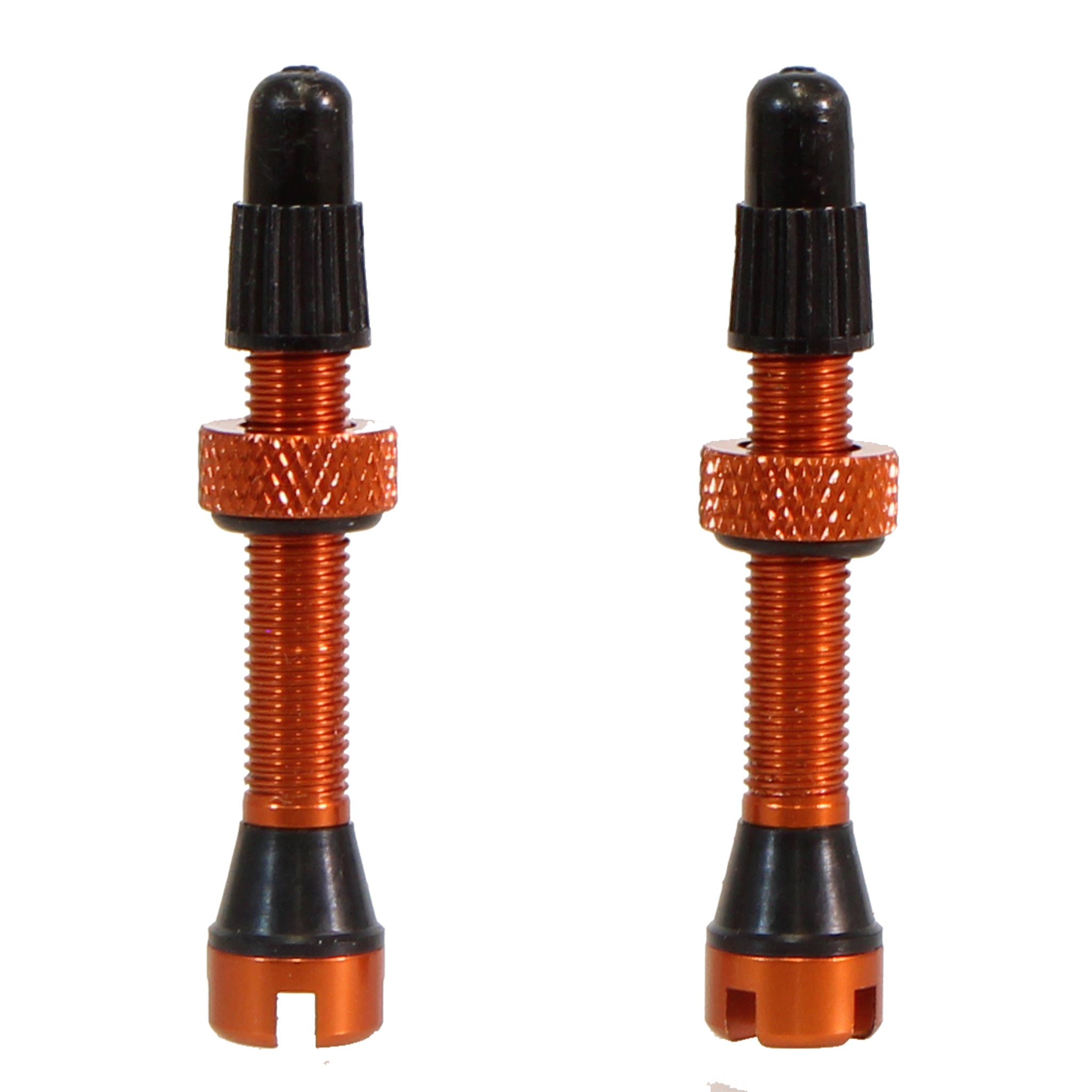 Industry Nine Tubeless Presta Valve Stem, 40mm, Pair, Orange-0