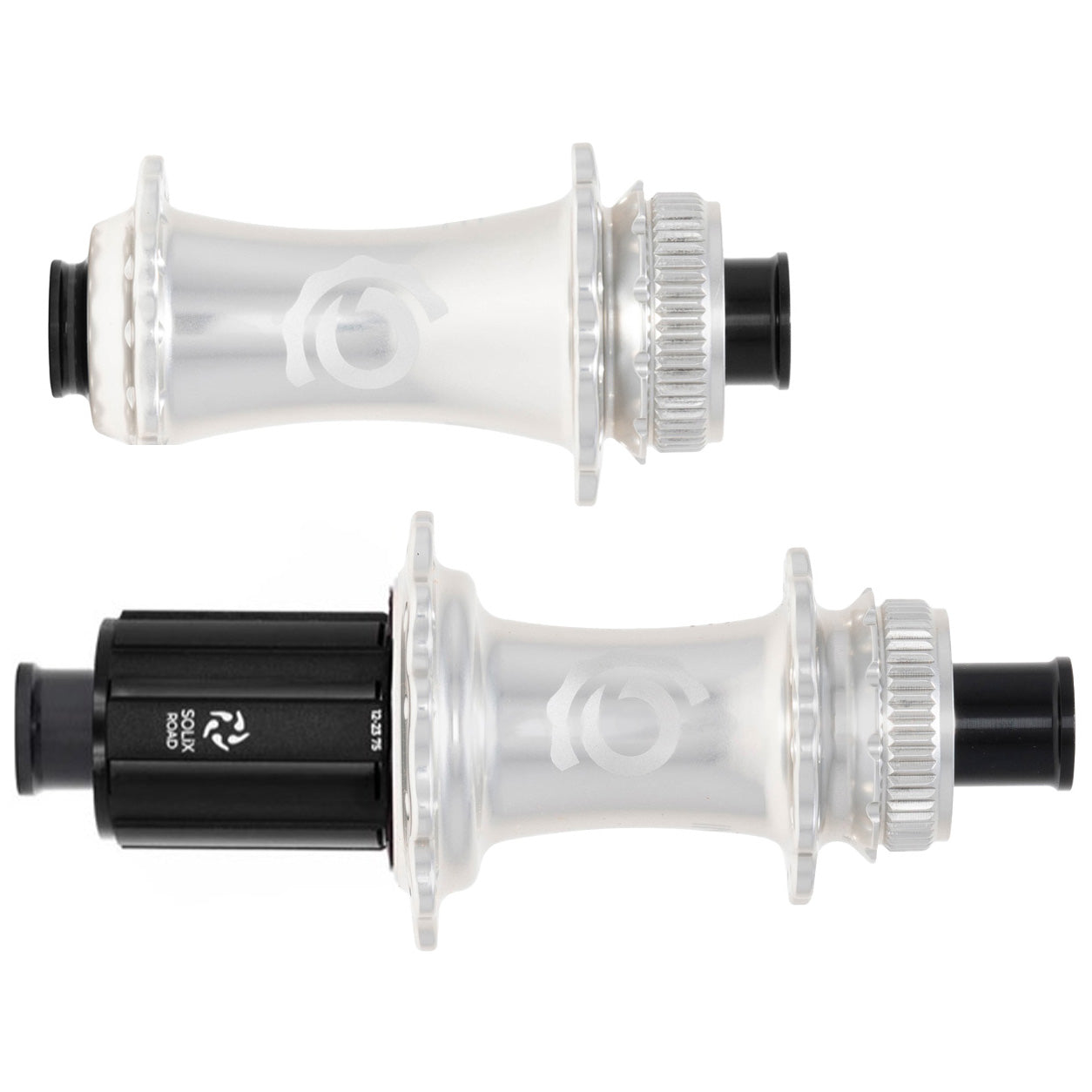 Industry Nine Solix CL Disc Hubs, 12x100/142 TA, 24h, HG11, Silver-0