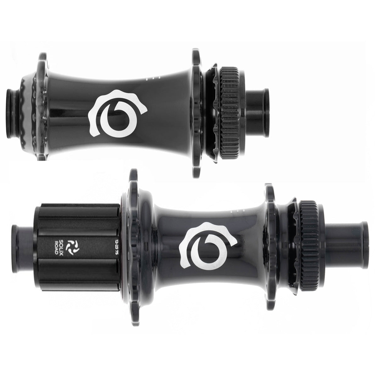 Industry Nine Solix CL Disc Hubs, 12x100/142 TA, 24h, HG11, Black-0