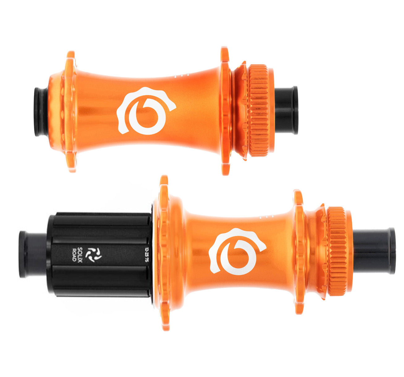 Industry Nine Solix CL Disc Hubs, 12x100/142 TA, 28h, HG11, Orange-0