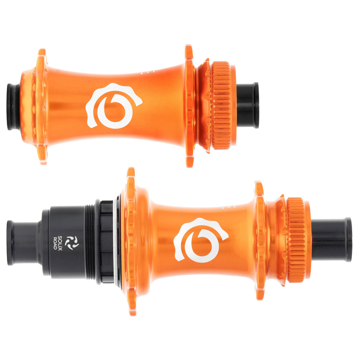 Industry Nine Solix CL Disc Hubs, 12x100/142 TA, 28h, XDR, Orange-0