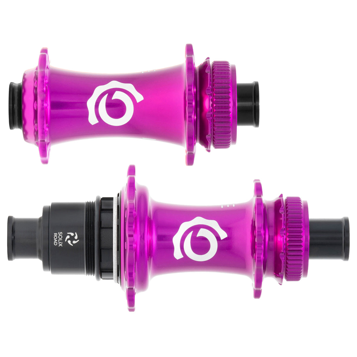 Industry Nine Solix CL Disc Hubs, 12x100/142 TA, 28h, XDR, Purple-0