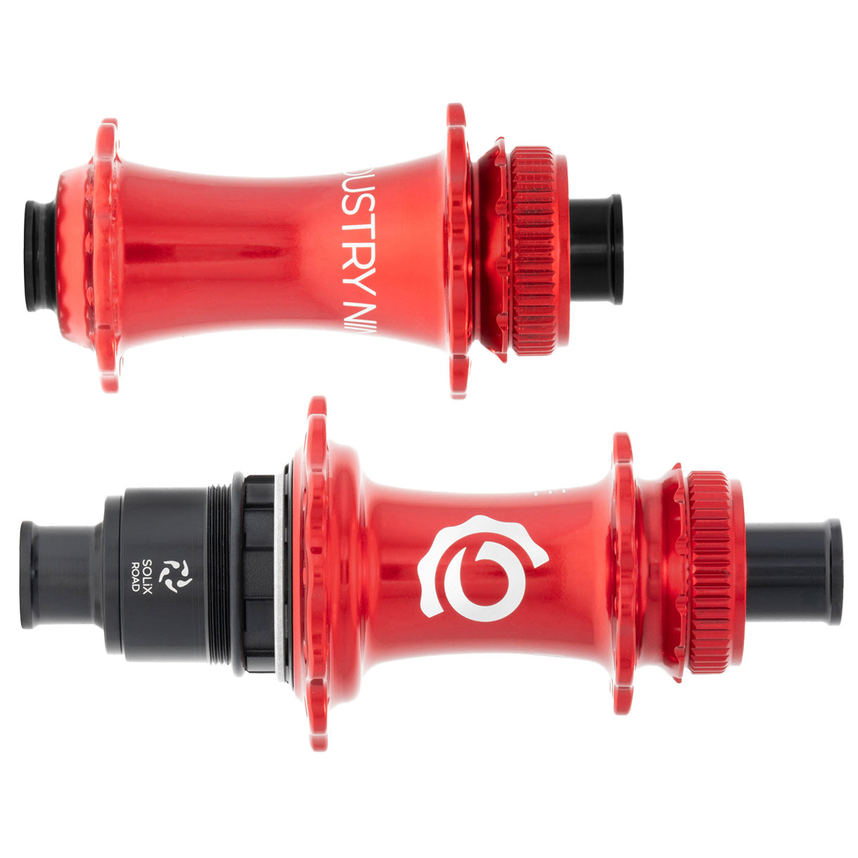Industry Nine Solix CL Disc Hubs, 12x100/142 TA, 28h, XDR, Red-0