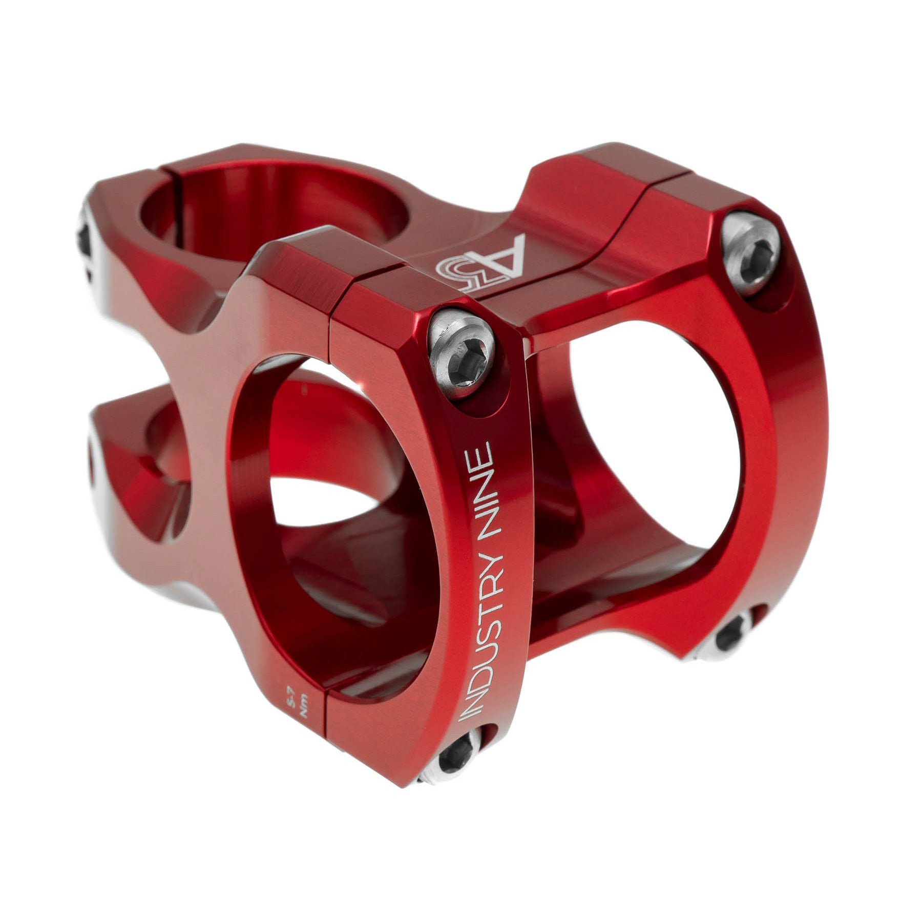 Industry Nine A35 Stem, (35.0) 32mm, Red-0
