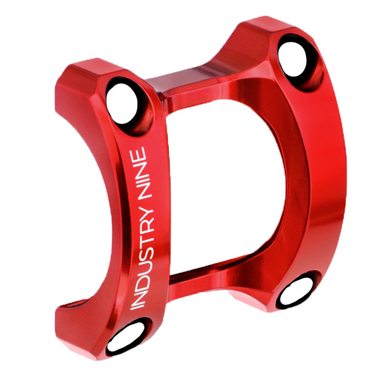 Industry Nine A35 Stem Faceplate, Red-0