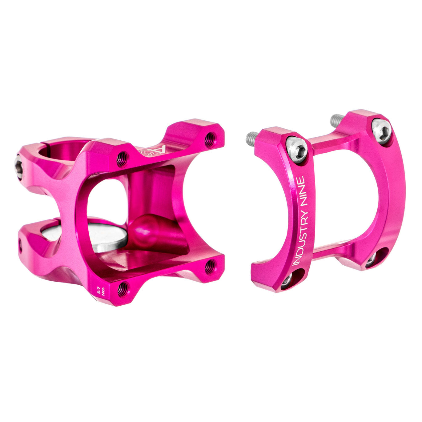 Industry Nine A318 Stem, (31.8) 50mm, Pink-0