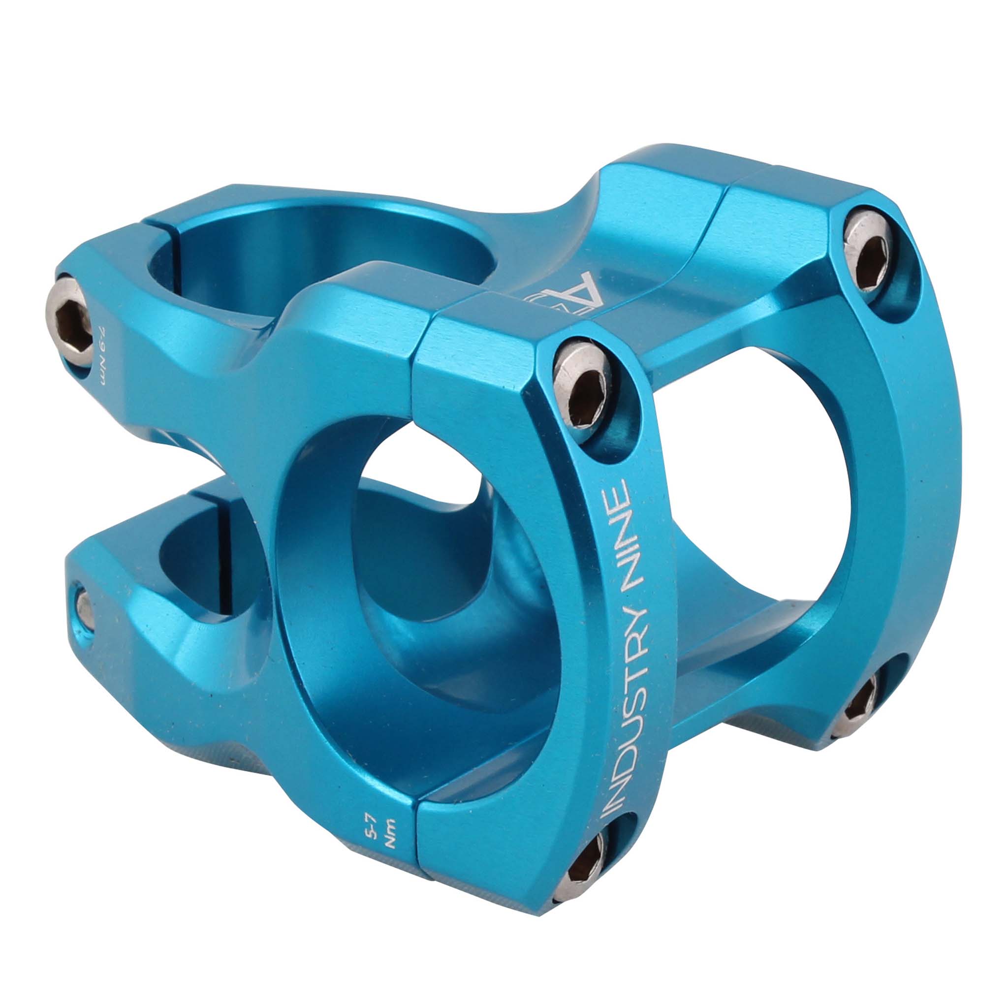 Industry Nine A318 Stem, (31.8) 50mm, Turquoise-0