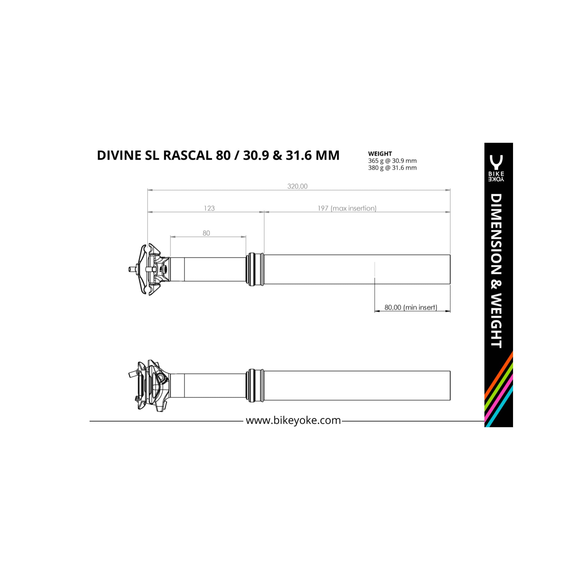 Bike Yoke Divine SL Rascal Without Remote (80)30.9x400mm-3