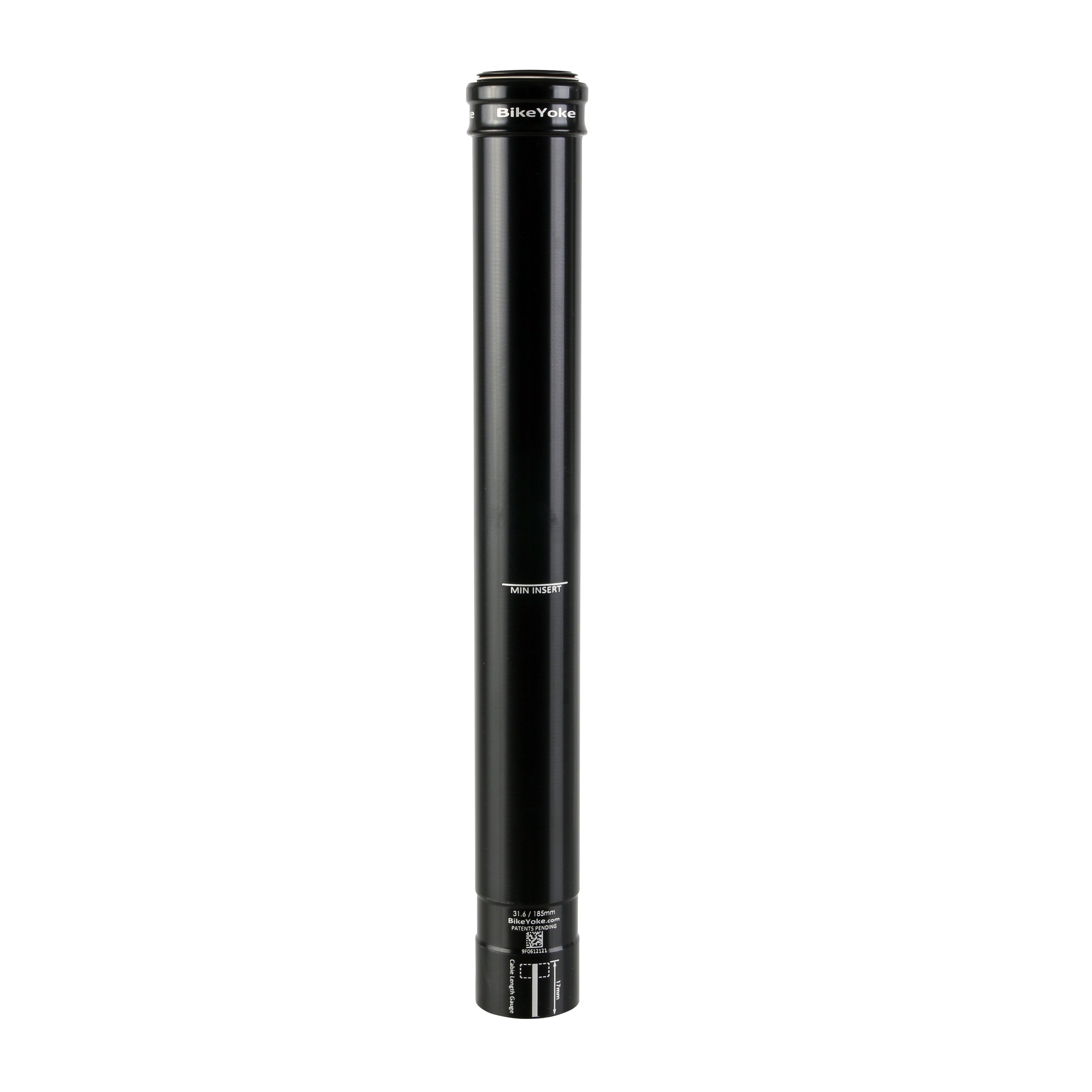 Bike Yoke Revive Lower Tube Unit, 31.6/185mm - Black-0