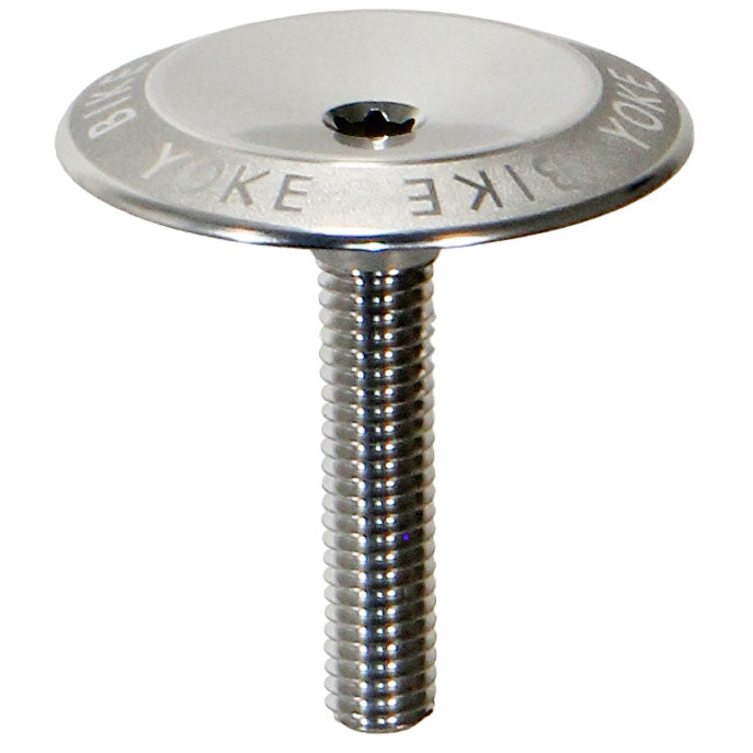Bike Yoke Topper Top Cap - Silver-0