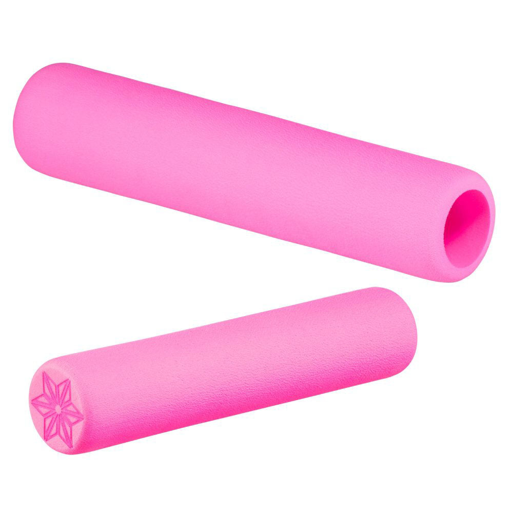 Supacaz Supalite Grips, Neon Pink-0