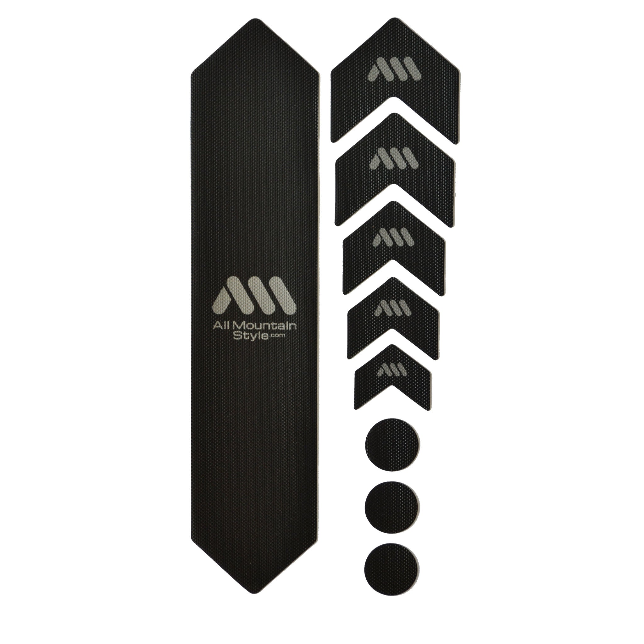 All Mountain Style Basic Honeycomb Frame Guard, Black/Silver-1