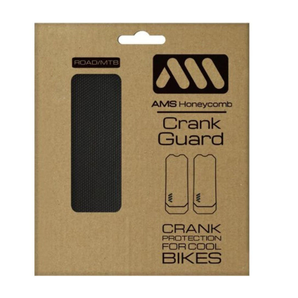All Mountain Style Crank Guard, Black/Silver-0
